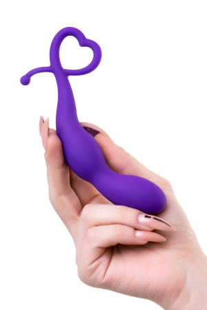 Анальная втулка  TODO BY TOYFA WLAP, силикон, фиолетовая, 16 см, Ø 2,5 см