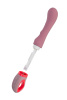 Вибратор Flovetta ROSE, силикон, розовый, 19 см