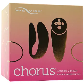 Вибратор для пар WE-VIBE Chorus розовый,силикон,7,8 см.